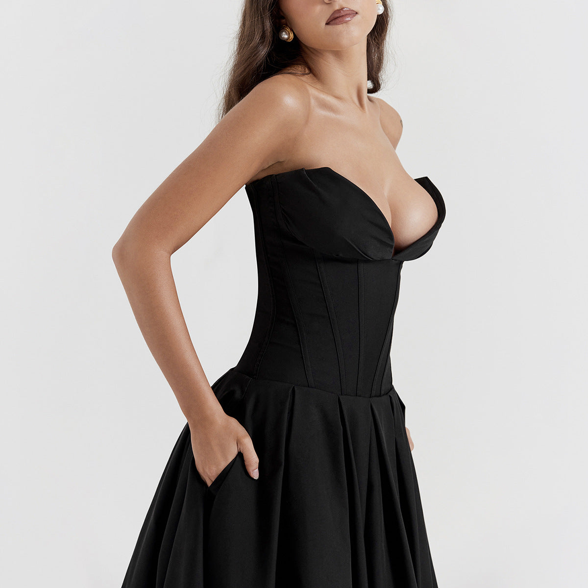 Strapless Corset Dress