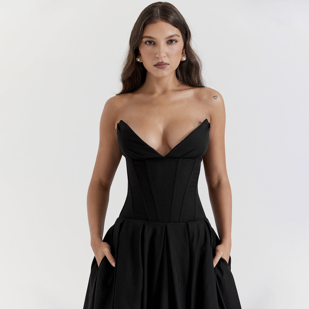 Strapless Corset Dress
