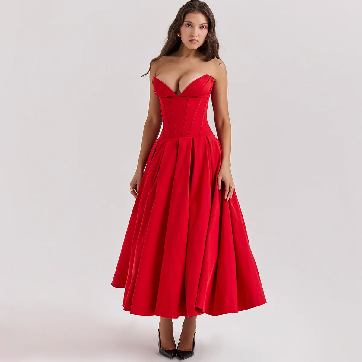 Strapless Corset Dress