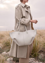 Elegant Genuine Leather Tote Bag for Women