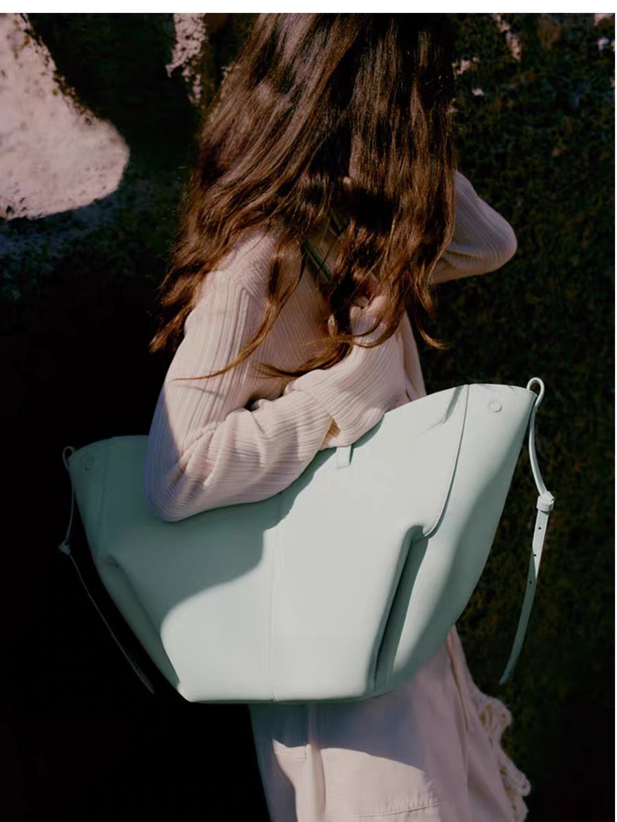 Elegant Genuine Leather Tote Bag for Women