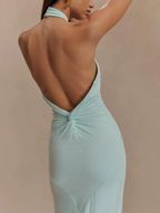 Lagoon Glow Halter Maxi Dress&nbsp