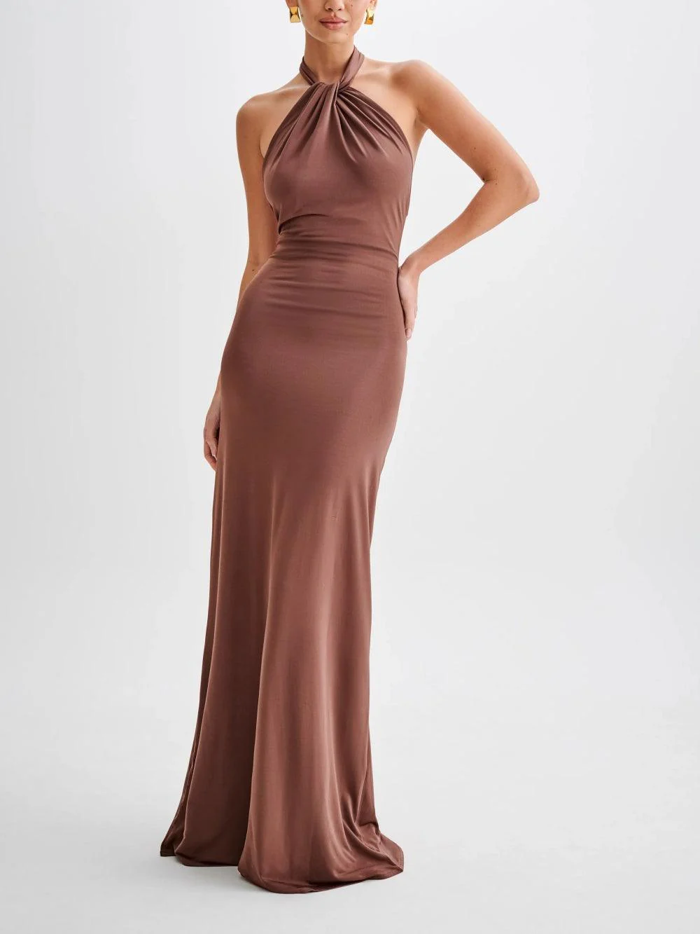 Lagoon Glow Halter Maxi Dress&nbsp
