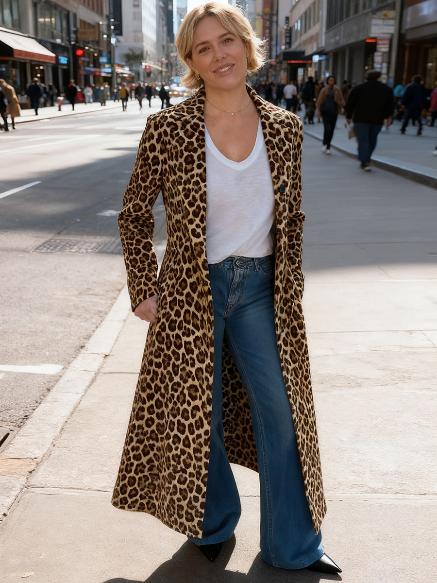 The Aria Leopard Print Blazer