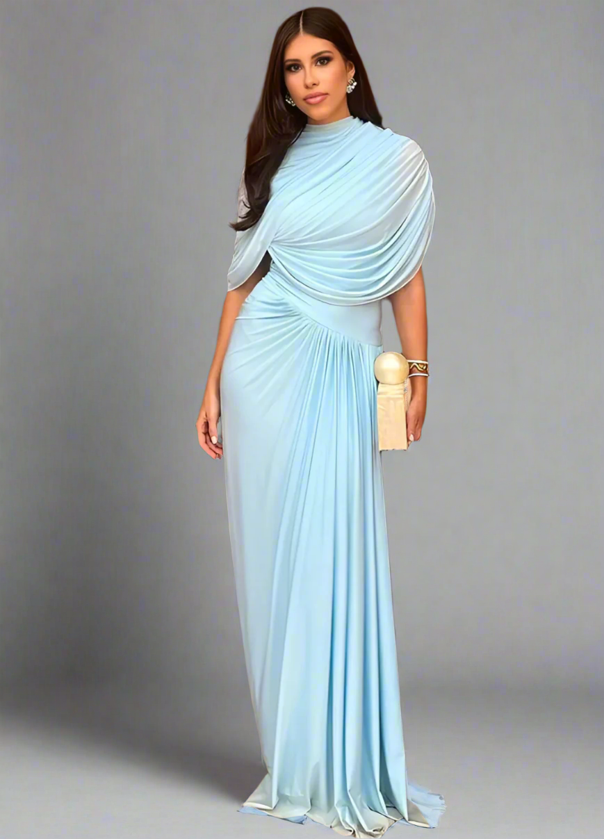 Celestia Drape Maxi Gown
