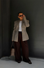 Arden Plaid Lapel Jacket