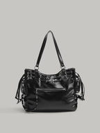 Korean Niche Retro Rivet Tote Bag for Women