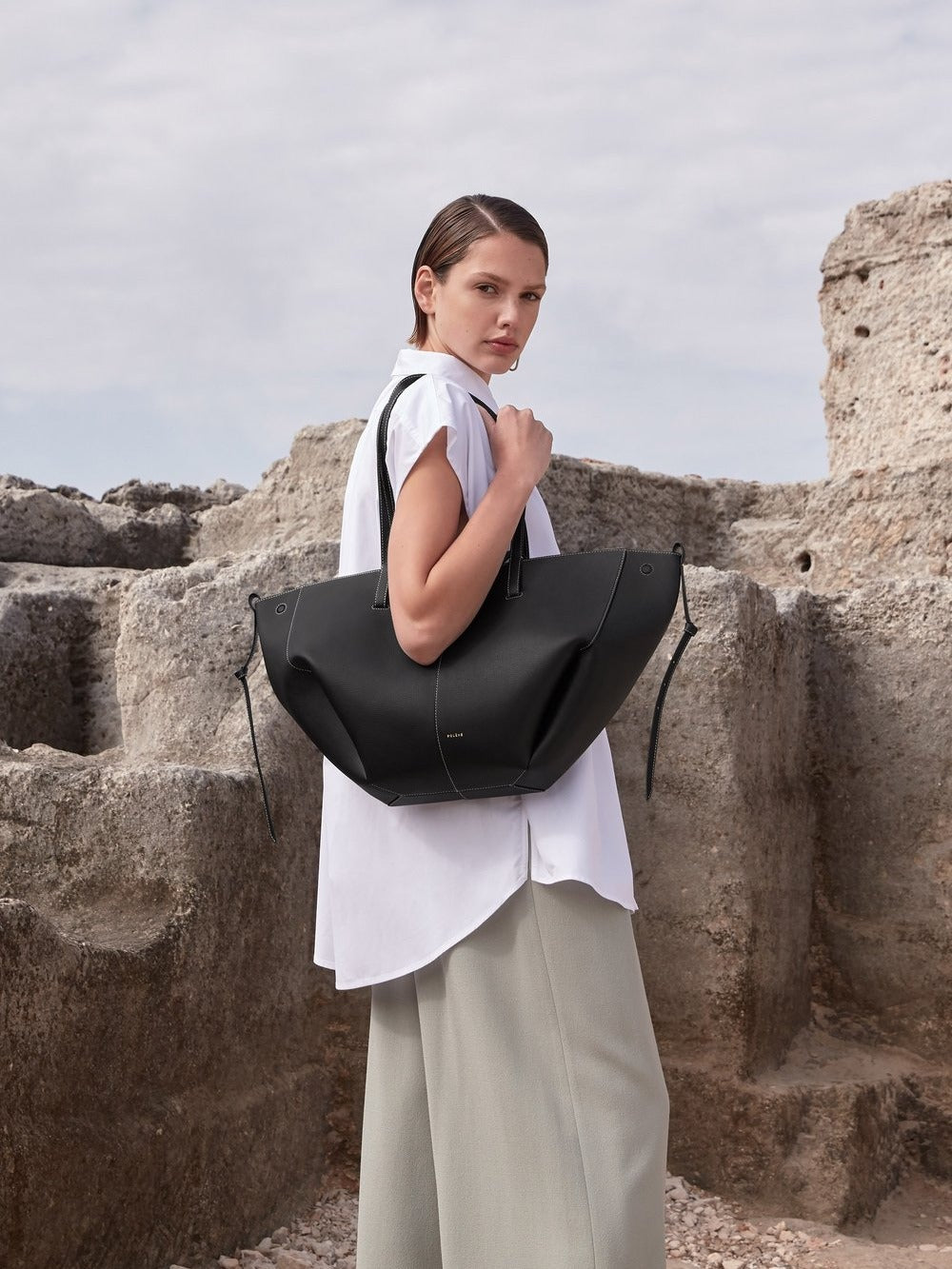 Elegant Genuine Leather Tote Bag for Women