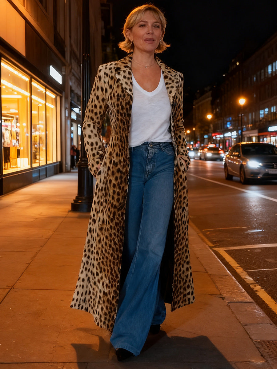 The Aria Leopard Print Blazer