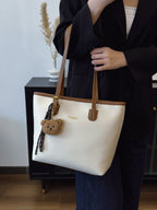 Retro Large-Capacity PU Women Tote Bag