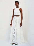 Elegant Sleeveless  Two-Piece Set