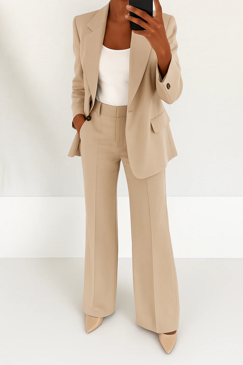 Casual Long-Sleeved Blazer