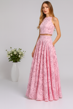 Elegant Sleeveless  Two-Piece Set