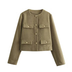 Cherie Tweed Crop Jacket