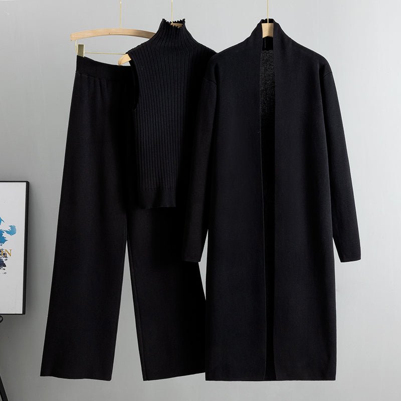 3-Piece Knitted Cardigan