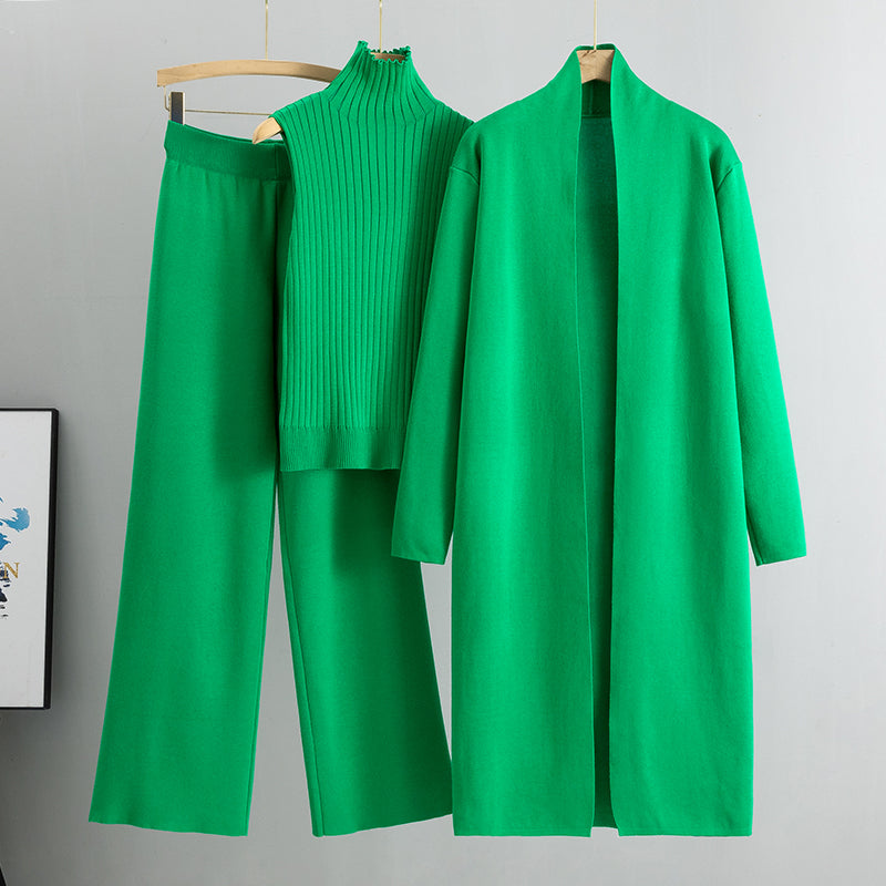 3-Piece Knitted Cardigan