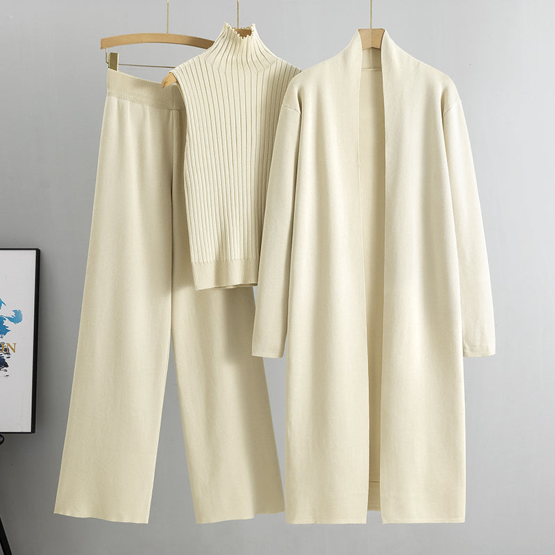 3-Piece Knitted Cardigan