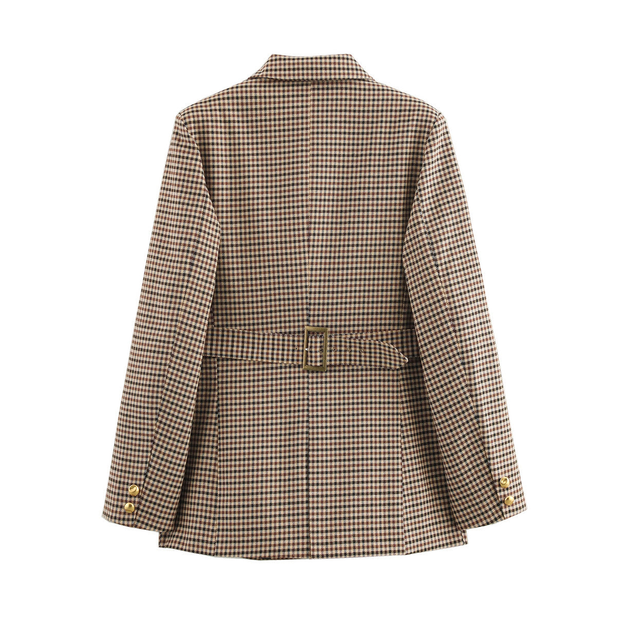 Arden Plaid Lapel Jacket