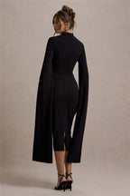 Long Sleeve Midi Dres