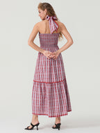 Floral Halter Maxi Dress