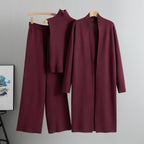 3-Piece Knitted Cardigan