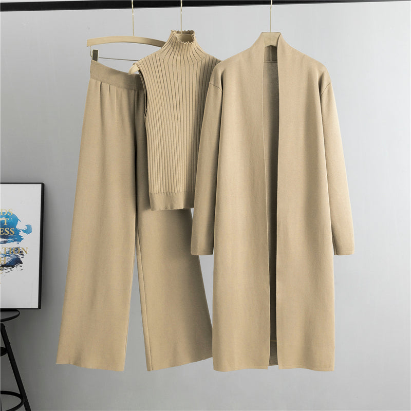 3-Piece Knitted Cardigan