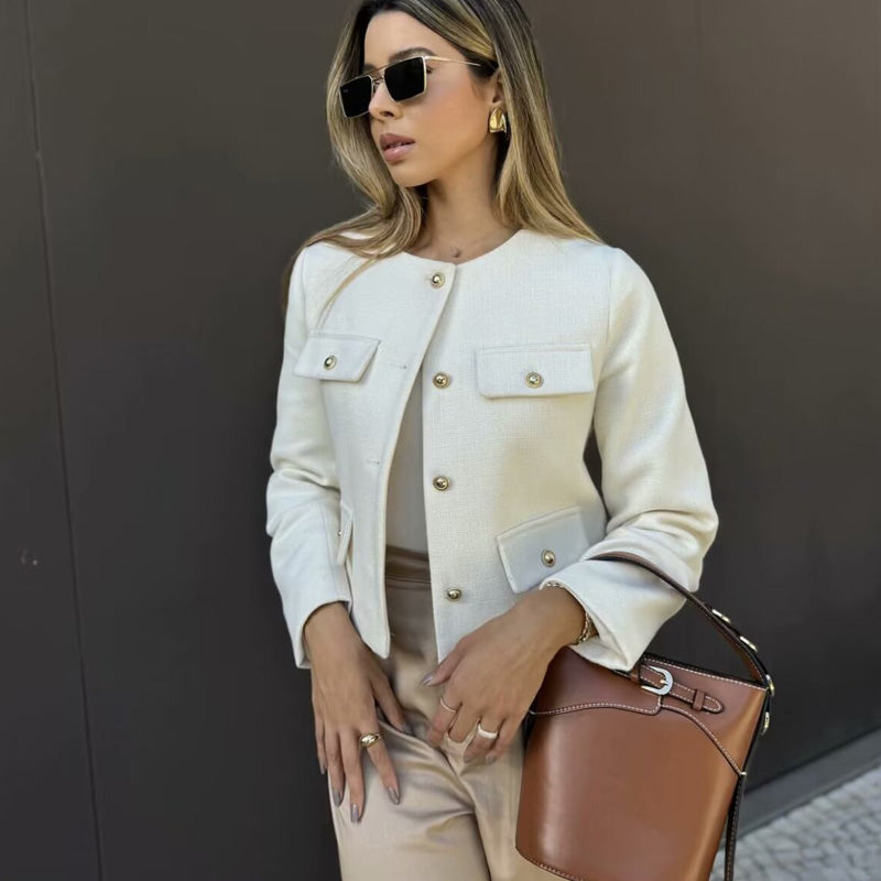 Cherie Tweed Crop Jacket