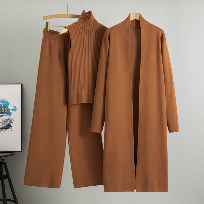 3-Piece Knitted Cardigan