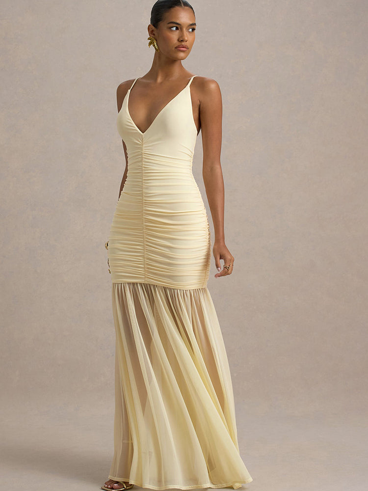 Solara Glow Maxi Dress.