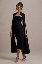 Long Sleeve Midi Dres