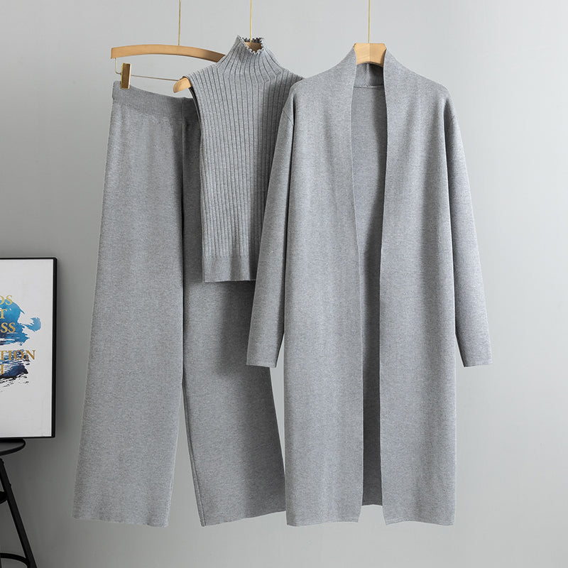 3-Piece Knitted Cardigan