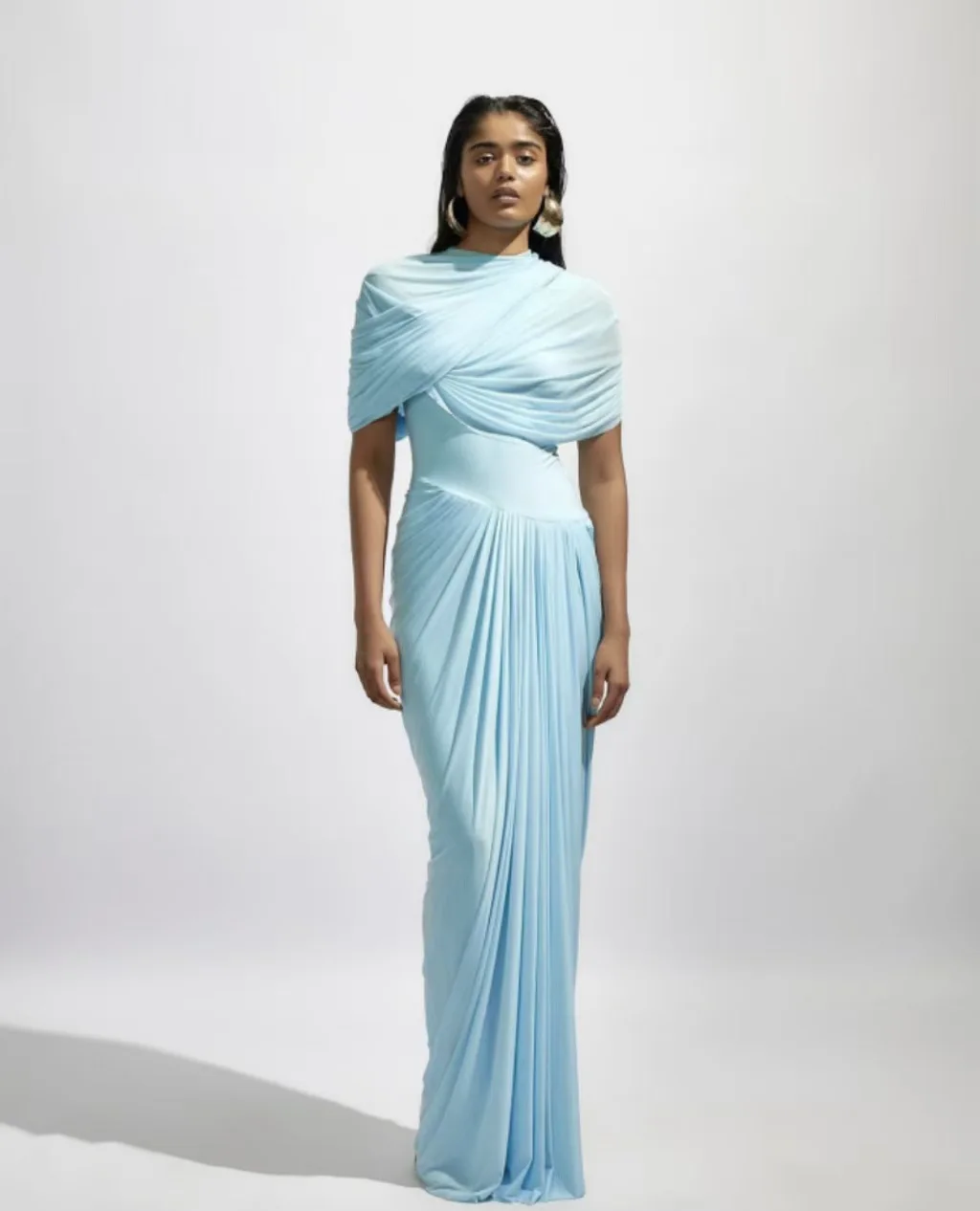 Celestia Drape Maxi Gown