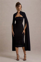 Long Sleeve Midi Dres