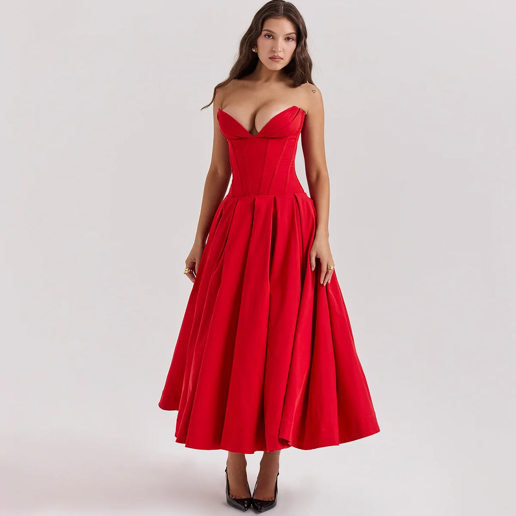 Strapless Corset Dress
