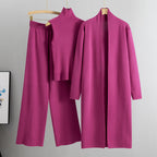 3-Piece Knitted Cardigan