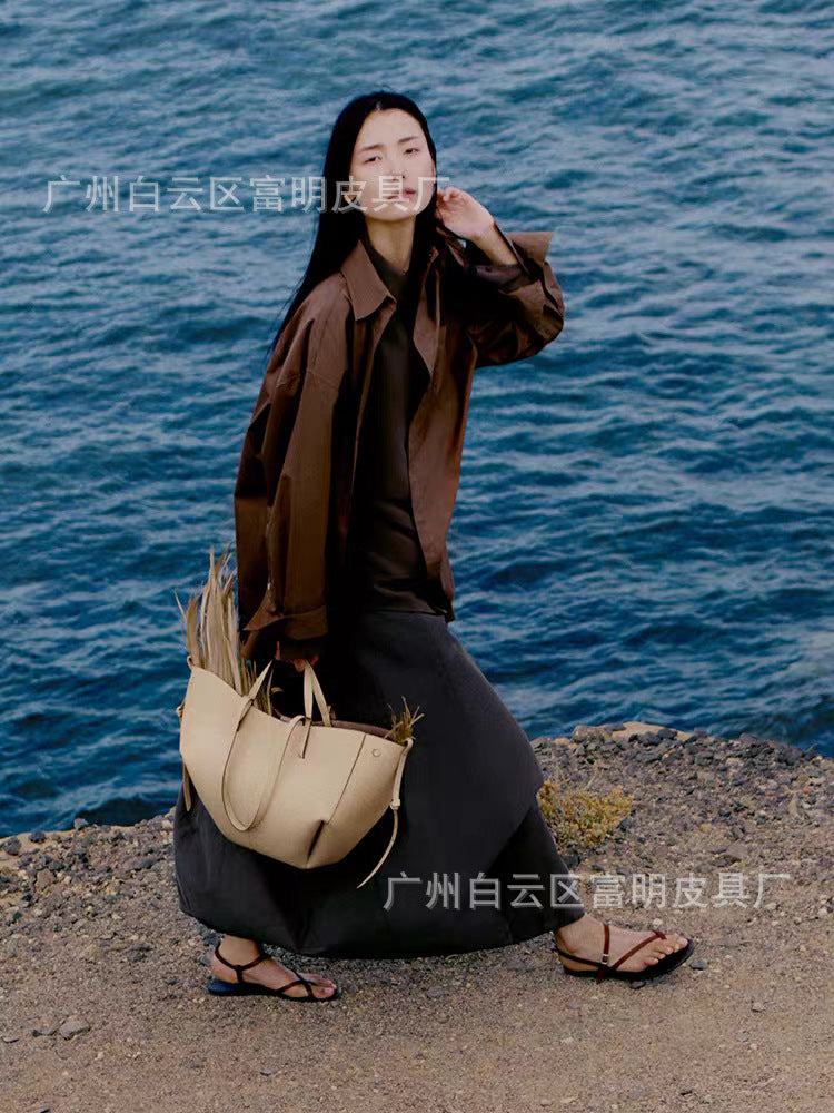 Elegant Genuine Leather Tote Bag for Women