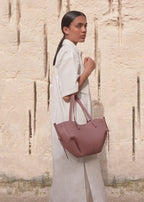 Elegant Genuine Leather Tote Bag for Women