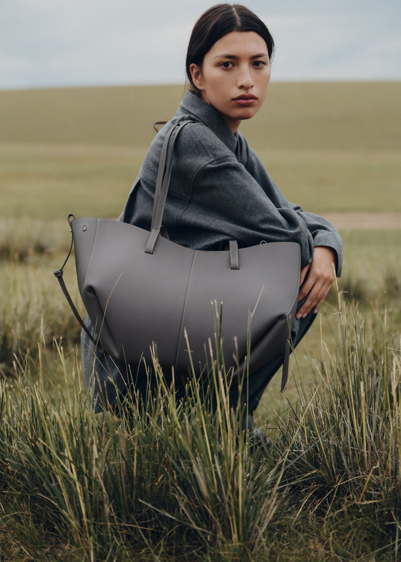 Elegant Genuine Leather Tote Bag for Women