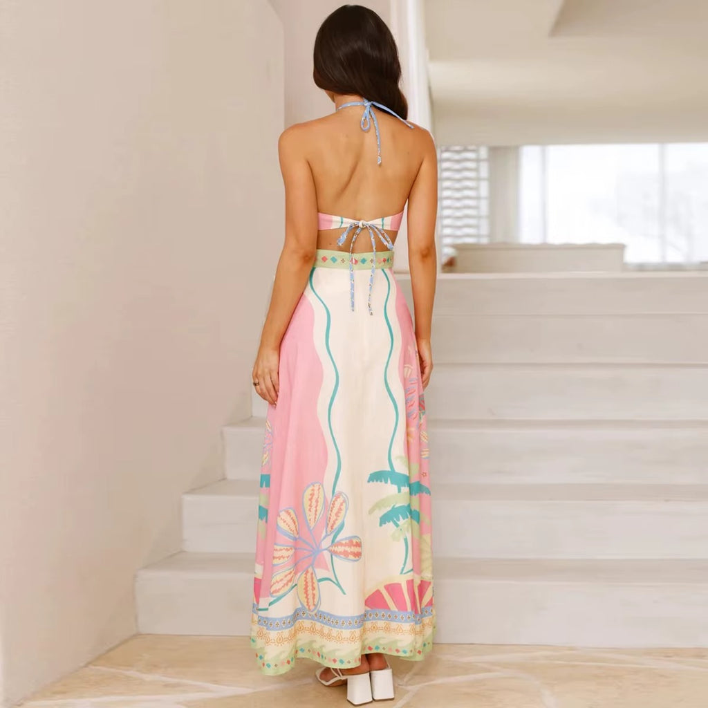 Printed Long Dress&nbsp;