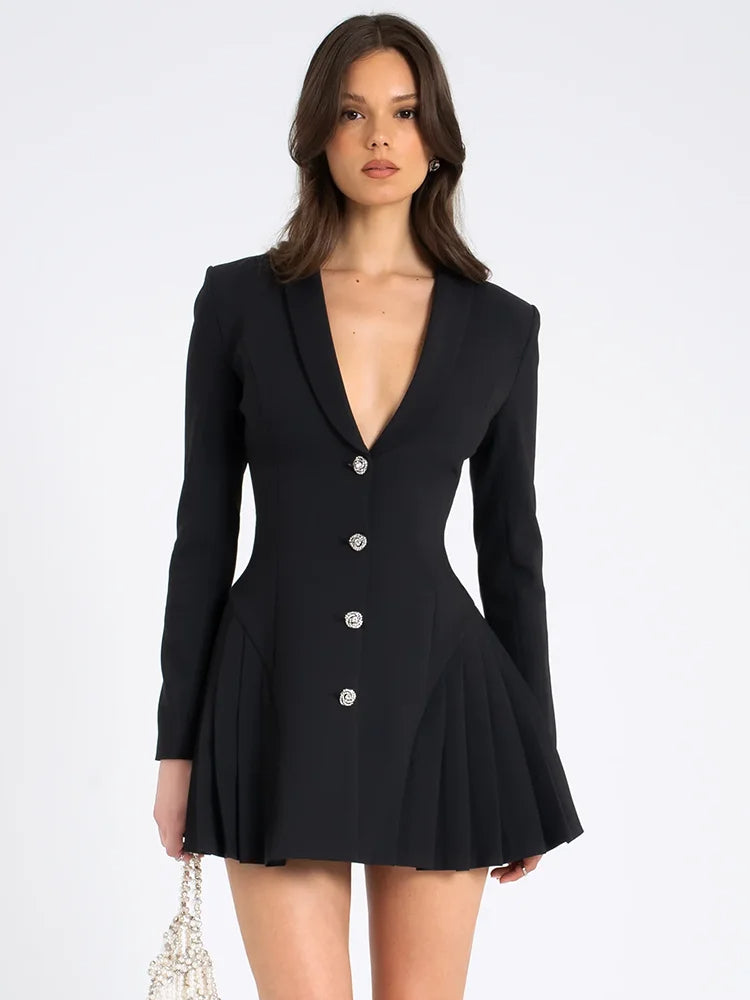 Rose Ember Mini Dress