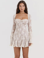 Honey Lace Mini Dress