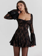 Honey Lace Mini Dress