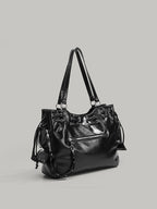 Korean Niche Retro Rivet Tote Bag for Women