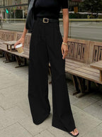 The Milan High-Waist Wide-Leg Pants