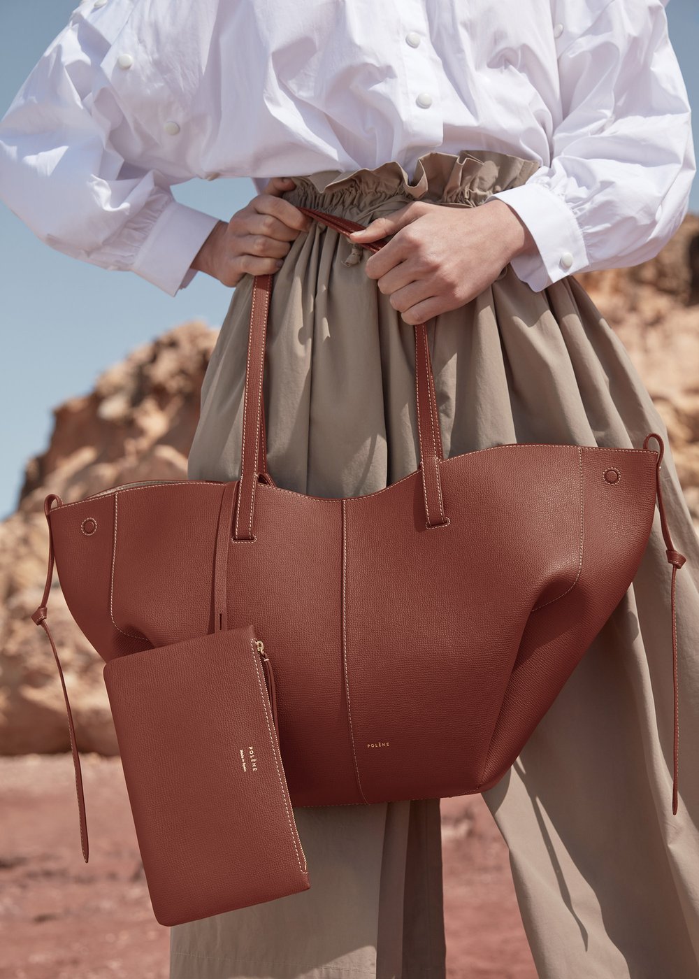 Elegant Genuine Leather Tote Bag for Women