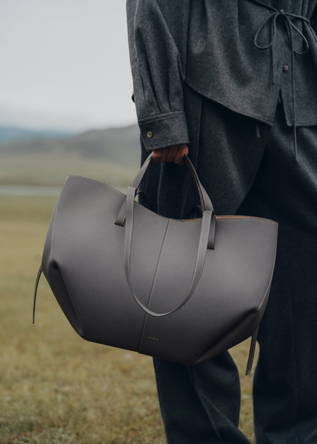 Elegant Genuine Leather Tote Bag for Women