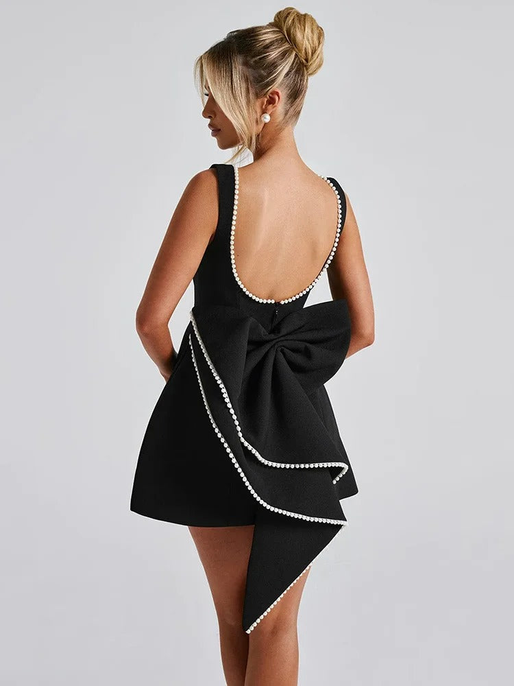 Velvet Bloom Mini Dress