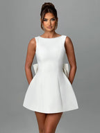 Velvet Bloom Mini Dress