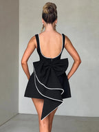 Velvet Bloom Mini Dress